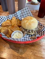 Pulled Pork Sandwich with Chips